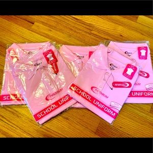 NWT 3 Pink Polo Shirts